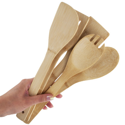 MUT2346 KÜCHENUTENSILIEN ZUBEHÖR SET LÖFFEL SPACHTEL IM STÄNDER 6TLG.