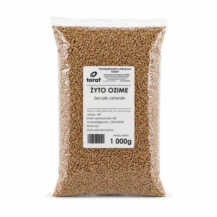 Winterroggen als Zwischenfrucht, Saatgut, Korn, schnelles Wachstum, Bodenverbesserung, 1 kg