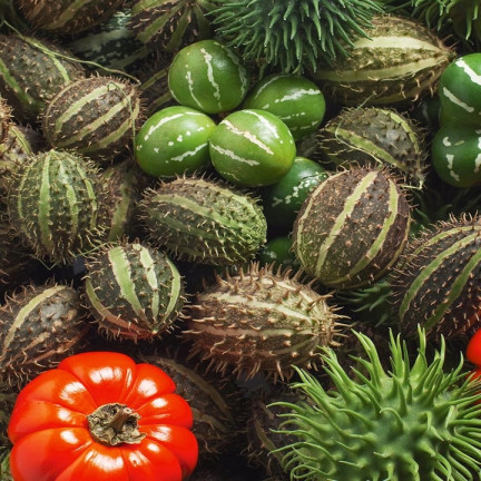 R2190 ZIERGURKENMISCHUNG ÄHREN EXOTISCH LANGSTIELIG TERRASSE BALKON CUCUMIS SP.