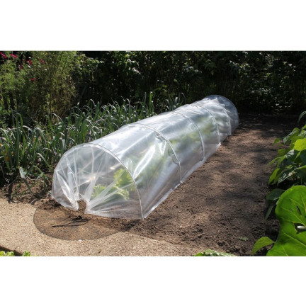 EVA5917 Mini-Gartengewächshaus, Folientunnel, Folienmaß 1,8X10M