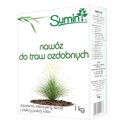 SUM27 Dünger für Ziergräser, 1 kg Dünger, Mehrnährstoff-Düngergranulat