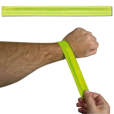 TG54780 SELBSTVERRIEGELNDE GELBE REFLEKTIERENDE ARMBINDE