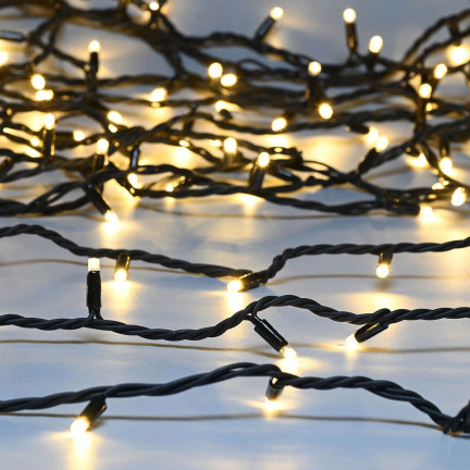 LC200 Weihnachtsbaumbeleuchtung mit 200 LEDs, warmweißes Licht für den Weihnachtsbaum