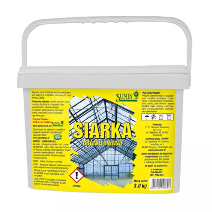 Granuliertes Schwefel, organischer Dünger, Naturdünger, Granulat, Sumin 3 kg