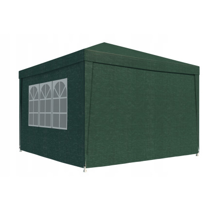 TG77595-1 GARTENPAVILLON ZELT 4 WAND GAZEBO GARTENPARTY KOMMERZIELL