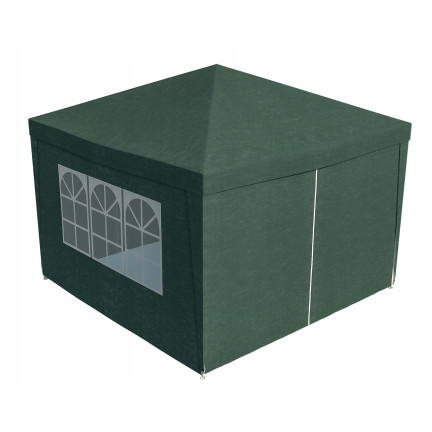 TG77595-1 GARTENPAVILLON ZELT 4 WAND GAZEBO GARTENPARTY KOMMERZIELL