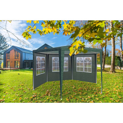 TG77597-1 GARTEN ZELT KOMMERZIELLEN PAVILLON GAZEBO FÜR TERRASSE 2X2X2.5M