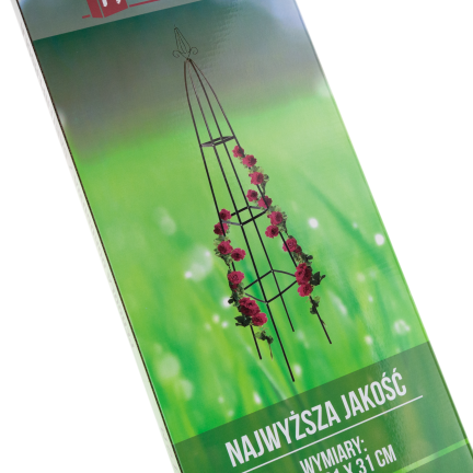 PERG-N0293 GARTEN PERGOLA PYRAMIDE ROSE STÜTZE METALL PFAHL