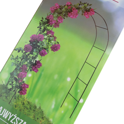 PERG-N3214 Gartenbogen Metallbogen für Rosen Blumen Zweige 240cm