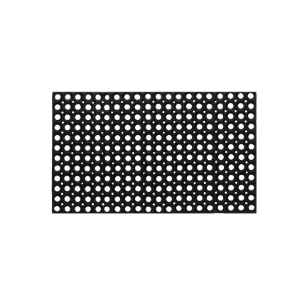TAM7654 Rechteckige, durchbrochene Gummifußmatte, 40 x 60 cm