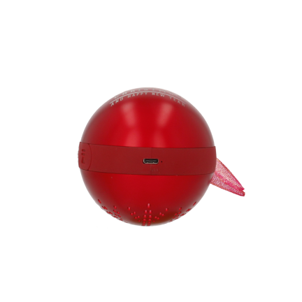 MUZ7613 Weihnachtskugel mit Lautsprecherfunktion, 8,5 × 8,5 × 9,5 cm