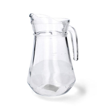 Glaskanne für Getränke, Saft, Limonade, Wasser, 1,3 l