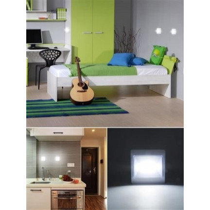 J2207 LED SCHALTLAMPE COB 3W MIT BATTERIE + MAGNET