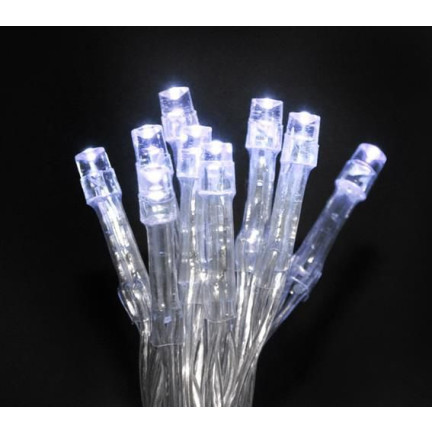 KK81ZB WEIHNACHTSBAUMBELEUCHTUNG 10LED FÜR WEIHNACHTSBAUM BATTERIEN AA KALTWEISS