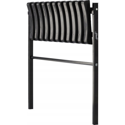 MEB8275 KLAPPBARE BANK 68CM LANG SCHWARZ FÜR GARTEN ZU FRIEDHOF FRIEDHOF