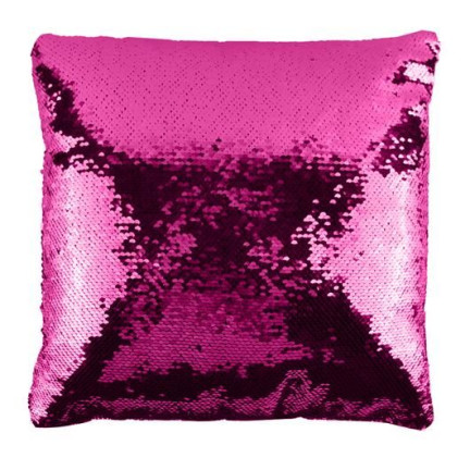 5439 Magic Pailletten Kissen Doppelseitig Großes Kissen rosa