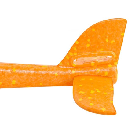 9138 Flugzeug Styropor Segelflugzeug Dart Orange