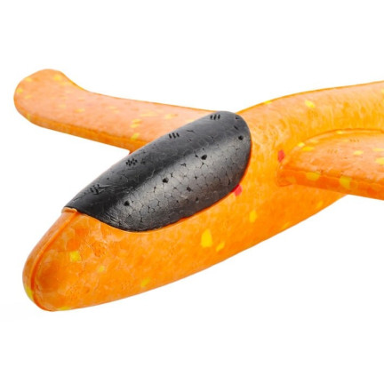 9138 Flugzeug Styropor Segelflugzeug Dart Orange
