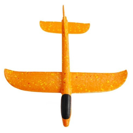 9138 Flugzeug Styropor Segelflugzeug Dart Orange