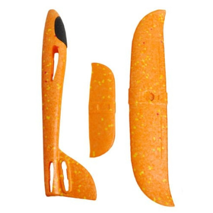 9138 Flugzeug Styropor Segelflugzeug Dart Orange