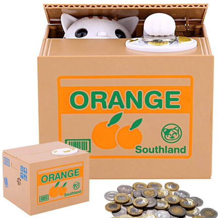 TG66907 SPARSCHWEIN KITTY KATZE INTERAKTIV AUTOMATISCH MIAUEN SPIELZEUG DIEB