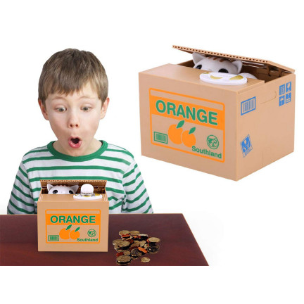 TG66907 SPARSCHWEIN KITTY KATZE INTERAKTIV AUTOMATISCH MIAUEN SPIELZEUG DIEB