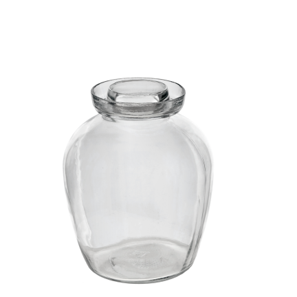 2,5-Liter-Gärglas zum Einlegen von Gurken mit Wasserverschluss