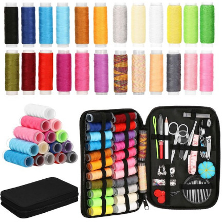 TG63649 SCHNEIDER-KIT NÄHWERKZEUG-ZUBEHÖR XL-FADEN-NADELN Lineal + Etui