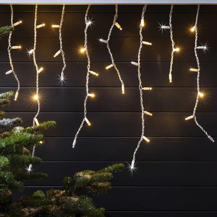 BT-01 EISZAPFEN LICHTER 300LED WEISS GARTEN WEIHNACHTSBAUM LICHTER