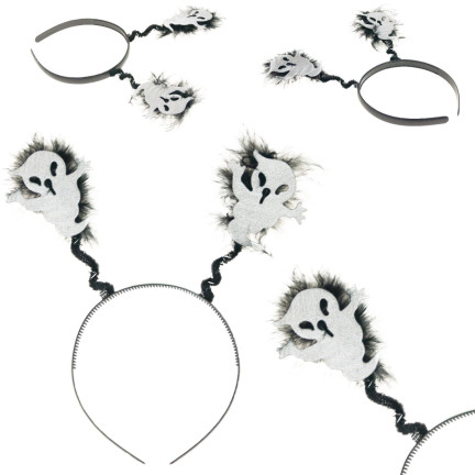 TG44441 STIRNBAND MIT GESPENSTERN HALLOWEEN GESPENSTER