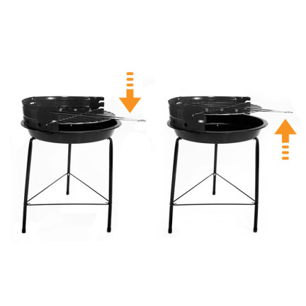 NN23 TOURISTISCHER GARTENGRILL VERSTELLBARER ROST