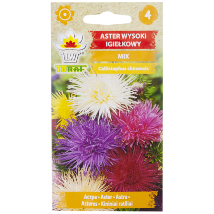 R0425 NADEL ASTER HOCH MIX FARBE 1 GR SAMEN SCHNITTBLUMEN UND BLUMENBEETE