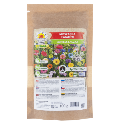 R1774 BLUMENWIESE EXPRESS FELDBLUMEN KRÄUTER SAMEN SCHNELL BLÜHEND 100G