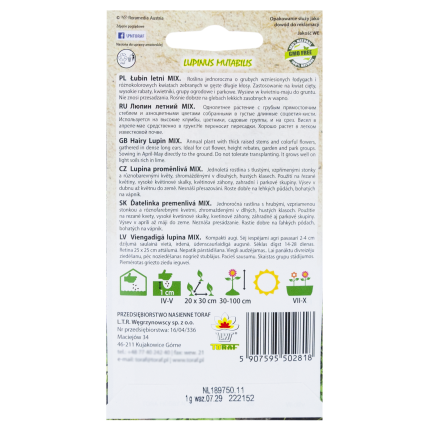 R2818 SOMMERLUPINE 1G SAMENMISCHUNG FARBE LUPINENBLÜTEN