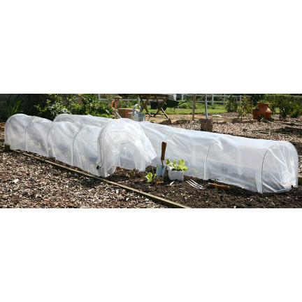 TG60609 Mini-Gartengewächshaus, Polytunnel, Pflanzfolie, Beetgewächshaus, 3m