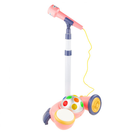 RJ2835 Karaoke-Mikrofon mit Stativ, Disco-Kugel, MP3, für Kinder – „Little Star“
