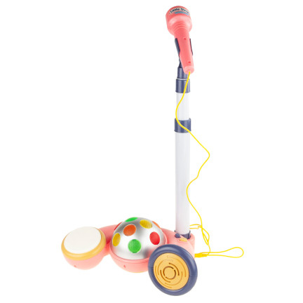 RJ2835 Karaoke-Mikrofon mit Stativ, Disco-Kugel, MP3, für Kinder – „Little Star“