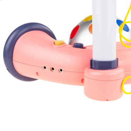 RJ2835 Karaoke-Mikrofon mit Stativ, Disco-Kugel, MP3, für Kinder – „Little Star“
