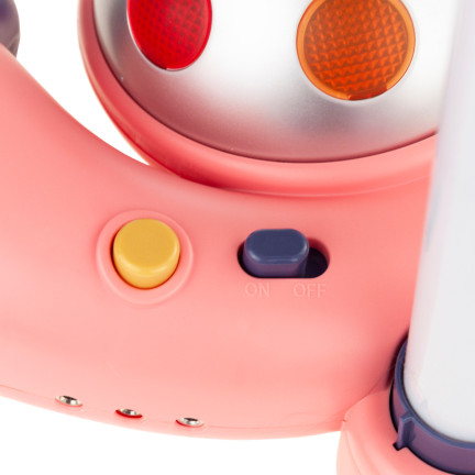 RJ2835 Karaoke-Mikrofon mit Stativ, Disco-Kugel, MP3, für Kinder – „Little Star“
