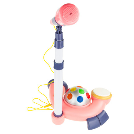 RJ2835 Karaoke-Mikrofon mit Stativ, Disco-Kugel, MP3, für Kinder – „Little Star“