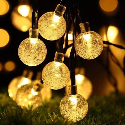 TG71398-1 SOLARLAMPE GARLANDE 20LED 5M GARTENLAMPE FÜR BALKON LICHTERKREIS