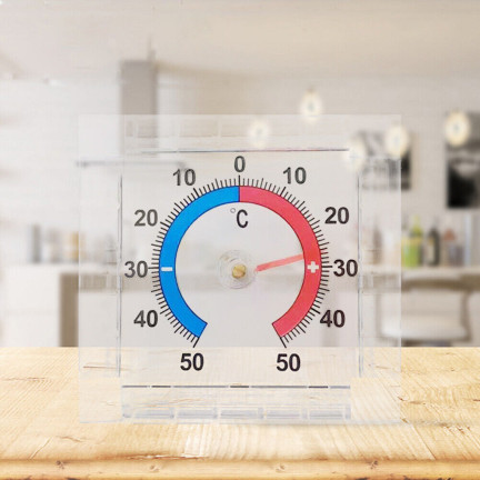 SS56 SELBSTKLEBENDES RUNDES AUSSENTHERMOMETER AUS ACRYL