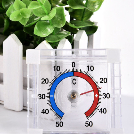 SS56 SELBSTKLEBENDES RUNDES AUSSENTHERMOMETER AUS ACRYL