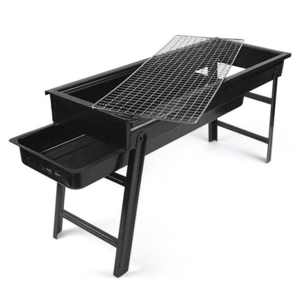 TG71419 HOLZKOHLE TOURISTEN GRILL FALTBAR TRAGBAR CAMPING BBQ