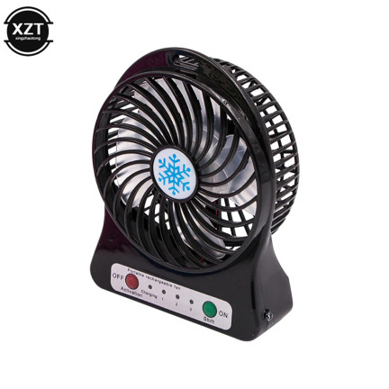 Ventilator, Tischventilator, tragbarer Ventilator, Reiseventilator, schwarz