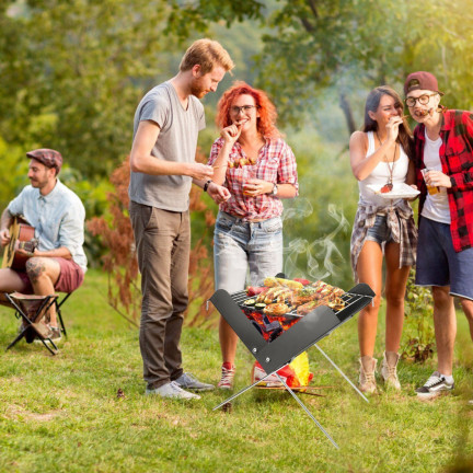 TG71418 MINI GARTENGRILL FALTBAR TOURISTISCH CAMPING TRAGBAR
