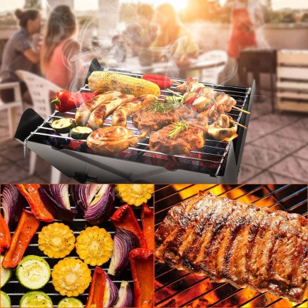 TG71418 MINI GARTENGRILL FALTBAR TOURISTISCH CAMPING TRAGBAR