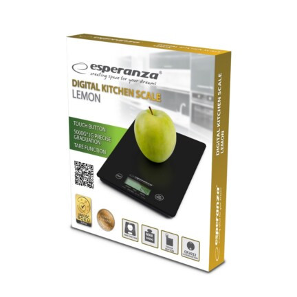 EKS002K LCD Küchenwaage LEMON Esperanza