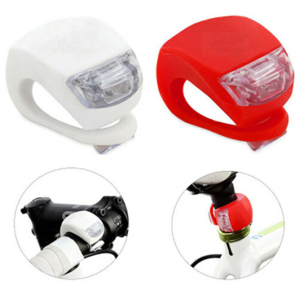 EOT011 LED FAHRRADLICHT VORNE UND HINTEN SILIKON ALYA