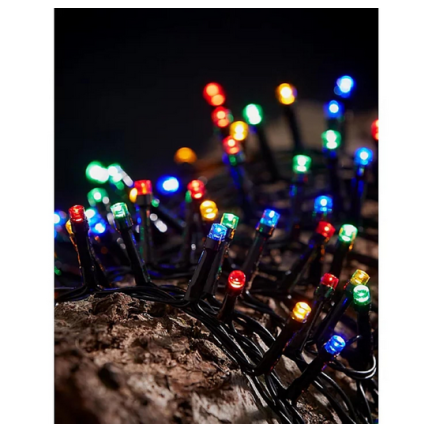 LM500 WEIHNACHTSBAUM LICHTER 500LED MEHRFARBIG 8 BELEUCHTUNGSARTEN WEIHNACHTSBAUM